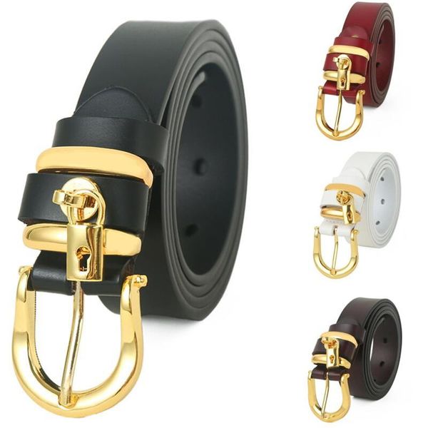 

belts luxury designer women belt leather alloy pin buckle for jeans casual pants waistband, Black;brown