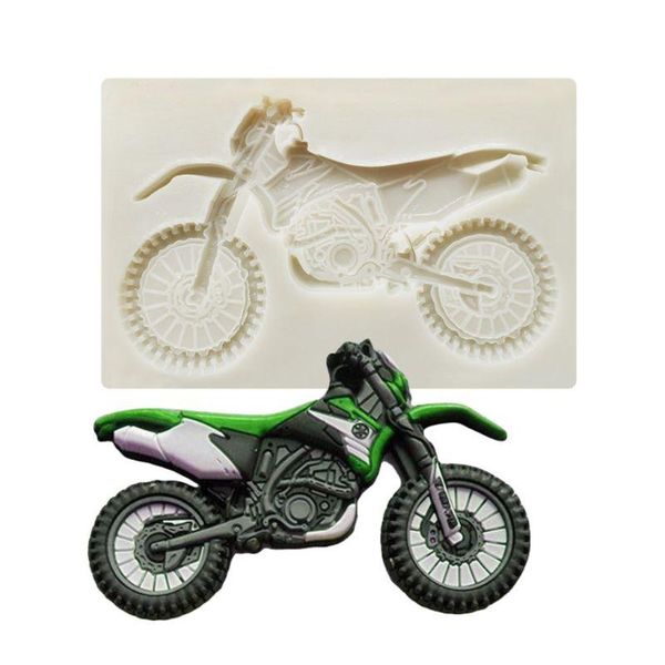 

3d motorcycle silicone molds sugarcraft cake decorating fondant mold diy baking