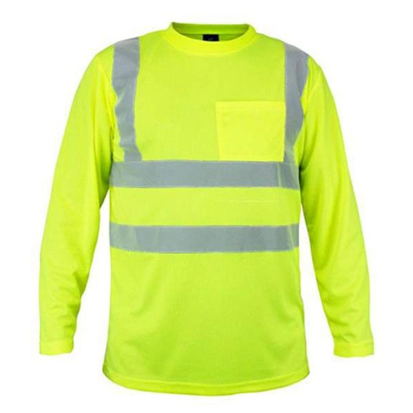 

men's t-shirts sports reflective safety short sleeve t shirt high visibility road work tee novel casual cotton t-shirt, White;black