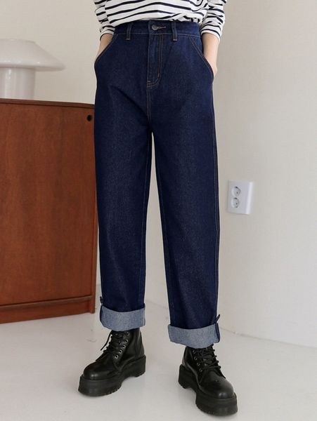 

dazy high waist straight leg jeans c2fj#, Blue