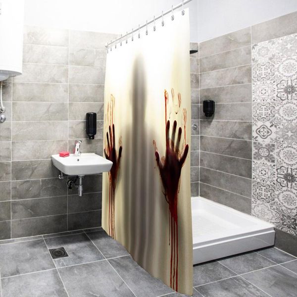 

shower curtains halloween curtain bathroom/washroom decoration 70x70 inch horror atmosphere decorative printing waterproof