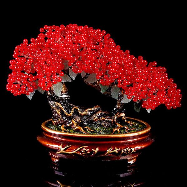 

decorative flowers & wreaths crystal feng shui money tree fortune crafts home decor decoration room indoor tableornaments creative nordi