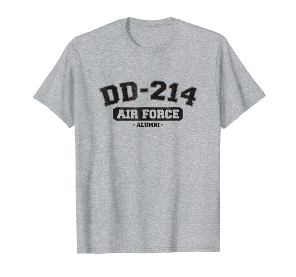 

dd-214 us air force usaf alumni vintage t-shirt, White;black
