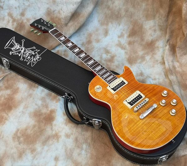 

new arrival slash appetite amber flame maple electric guitar slash afd