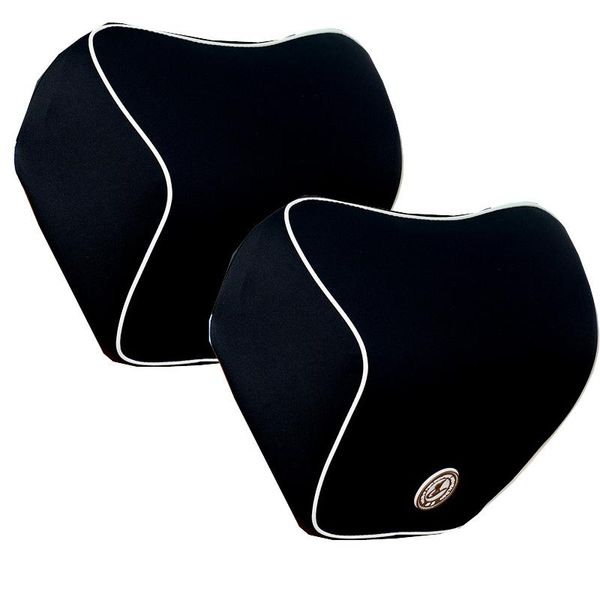 

seat cushions 2pcs car headrest neck rest pillow cushion head support restraint for driver memory foam polyester pillows pain