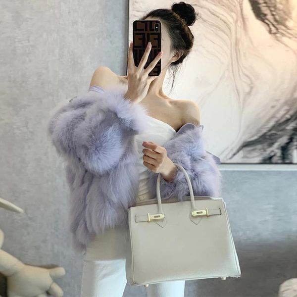 

women's fur & faux herstory winter women coat loose large size female one piece of jackets warm lady bontjas dames peludos mujer, Black