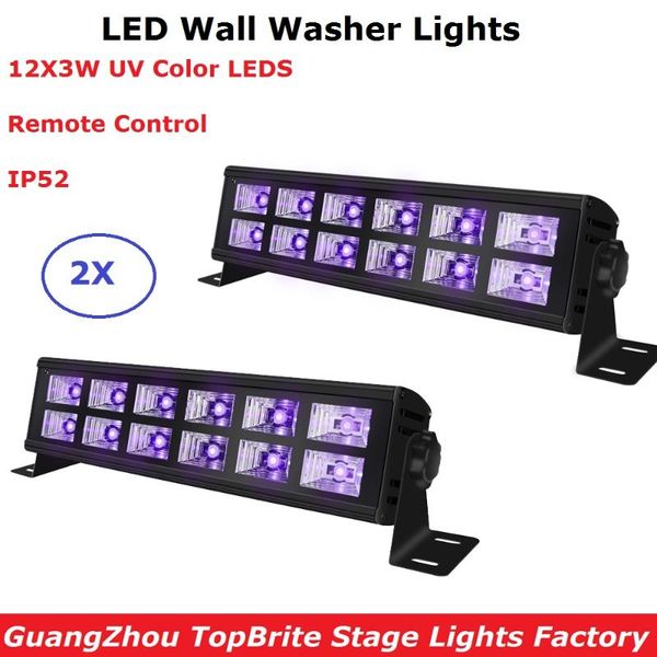 

effects 12 leds led wall washer lights uv stage light bar black party club disco for indoor effect