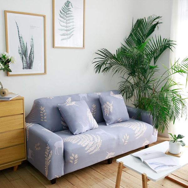

chair covers 2021 blue deer home decor sofa cover spandex elastic 1/2/3/4 seater slipcover living room couch furniture protector cases