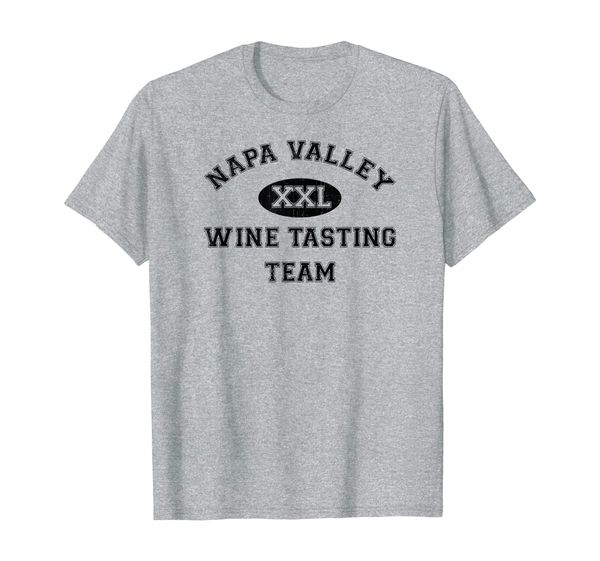 

napa valley wine drinking team - tasting t shirt, White;black