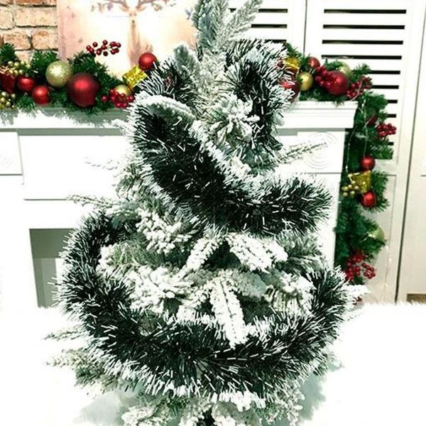 

christmas decorations garland 2m party tree ers green ribbon xmas ornament decor 5pcs navidad decoraciones para elhogar