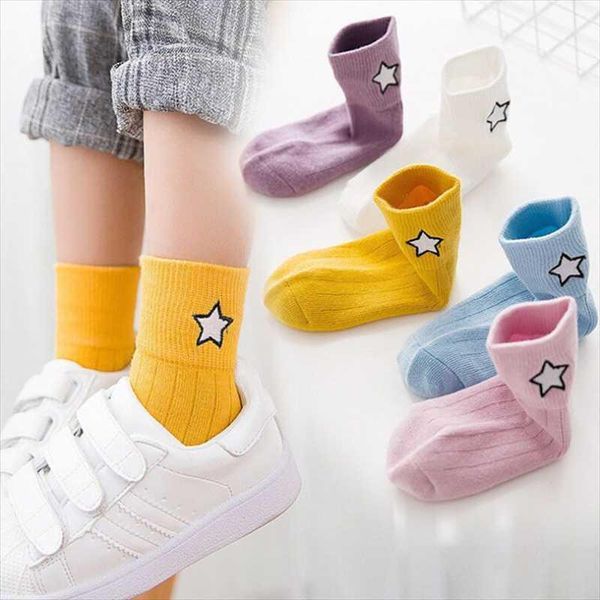 

socks 5 pairs/lot cartoon printed children's anti-slip for baby boys girls kids short cotton size 1 to 15 years, Pink;yellow