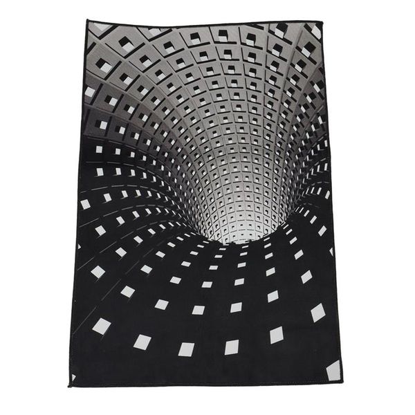 

carpets visual illusion vortex trap carpet floor mat 3d stereo living room coffee table bedroom sofa bedside blanket