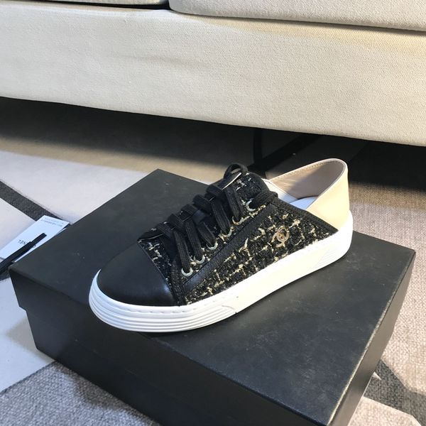 

european station new all-match thick-soled increased low-casual shoes women&#39s flat canvas white shoes handmade shoes806, Black