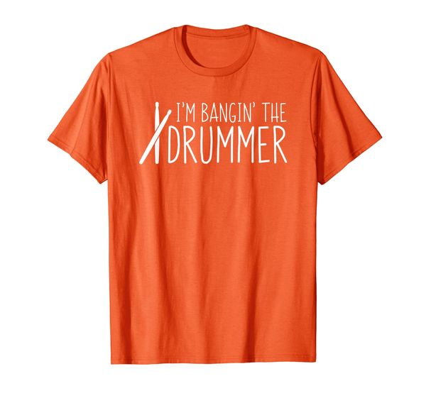 

im banging drummer cool design drummer shirt gift t-shirt, White;black