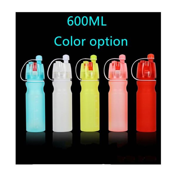 

water bottle travel spray moisturizing cooling 600ml leak proof portablesports school outdoor blue large capacity 2021 kettle