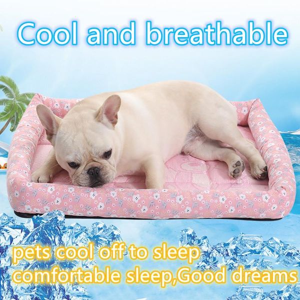 

kennels & pens summer dog bed cat basket pet supplies cushion accessories animal sleep sofa cold drop