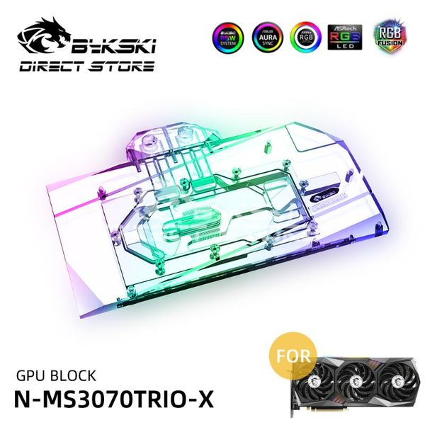 

fans & coolings bykski argb gpu block water msi rtx3070 gaming x trio video cards cooler pc watercooling vga n-ms3070trio-x