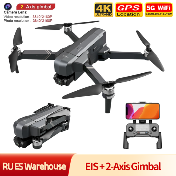 

drones sjrc f11 4k pro camera drone profesional eis 2-axis gimbal gps 5g wifi fpv brushless rc quadcopter support sd card helicopter