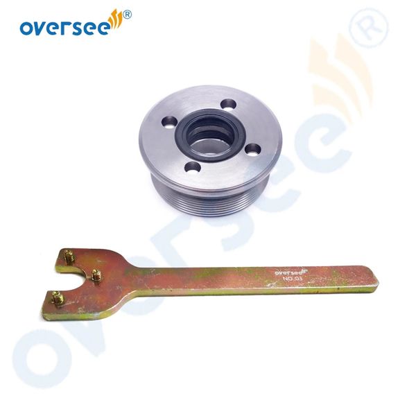 

56120-zy9 tilt end cap w/seals parts for showa outboard motor 56120-zy9-003 64e-43810 and wrench