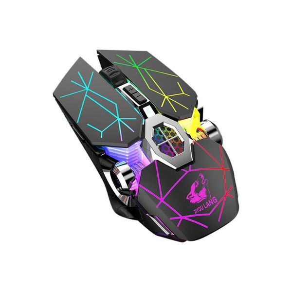 

x13 wireless gaming mouse dual mode 2.4g+ bluetooth usb rechargeable gamer wireless home office game mice for pc computer laptop