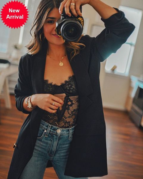 

lace embroideried scalloped teddy romper eyelet semi transparent bodysuit babydoll hollow-out mesh jumpsuit night/sleepwear, Black;white