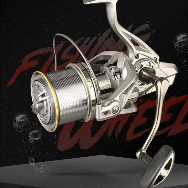 

baitcasting reels 2021 fishing reel ngk8000-12000 6+1bb 4.8:1spinning for dual bearing system saltwater tackle