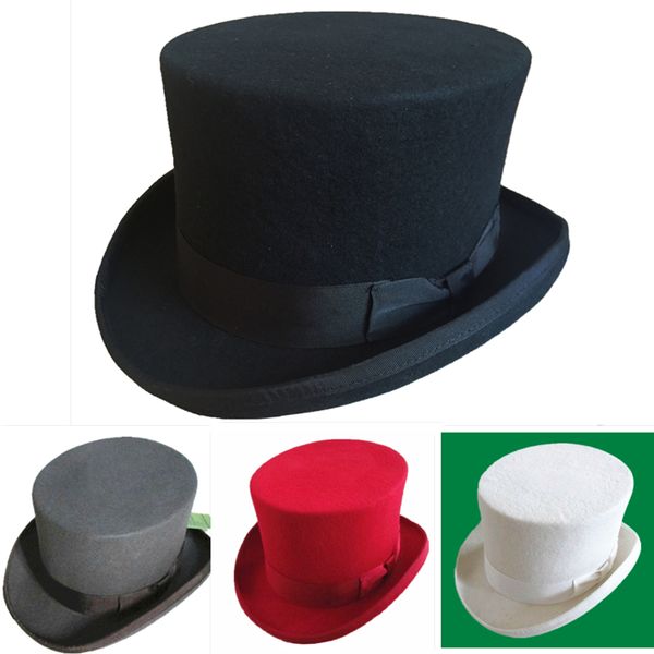 

2021 new wool felt low short stovepipe er hat for men women many colors ddlj, Blue;gray