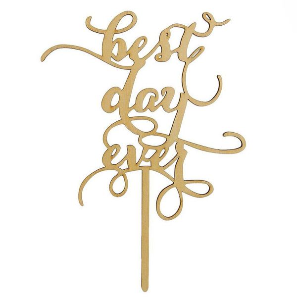 

other festive & party supplies day ever wood cake er decorating wedding favors