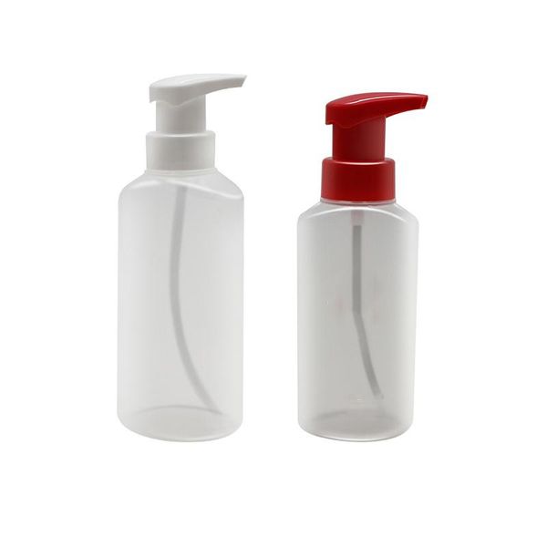

1 piece 250ml plastic spray bottle transparent makeup and skin care salon soap shampoo bottle mousse foam