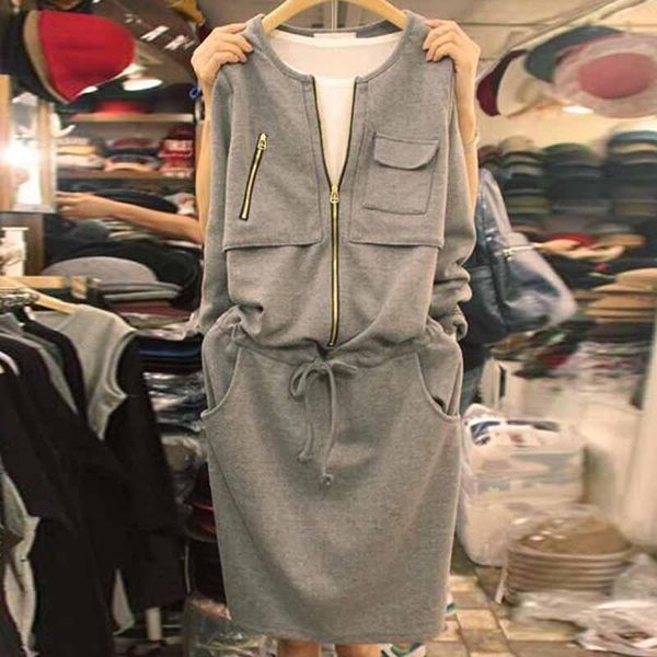 

party dresses south korea 2021 spring women's clothing design sense of leisure and versatile long sleeve sweater medium length, White;black