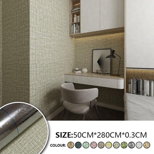 

wallpapers 11 styles aluminum foil linen pattern wallpaper wall stickers living room bedroom decor modern furniture sticker