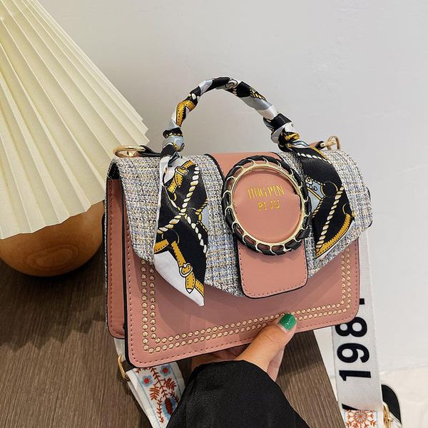 

evening bags women texture bag 2021 fashion shoulder handbag wideband messenger crossbody small square luxury handbags designer