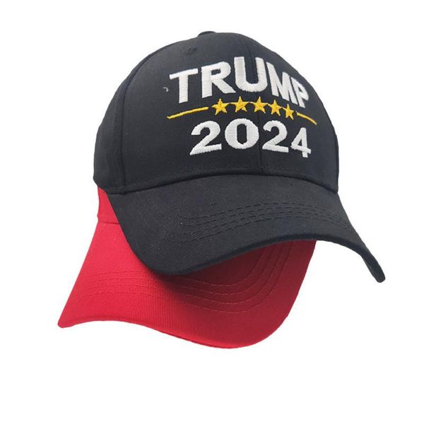 2024 Trump Hat Elezioni presidenziali Lettere Berretti da baseball stampati per uomo Donna Sport Regolabile Trump USA Hip Hop Peak Cap Head Wear