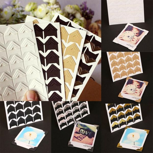 

120pcs self-adhesive p frame corner sticker craft diy scrapbooking decor
