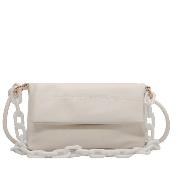 

cross body 2021 super fire female bag high-wuality texture one-shoulder chain cross-body small square stone pattern underarm