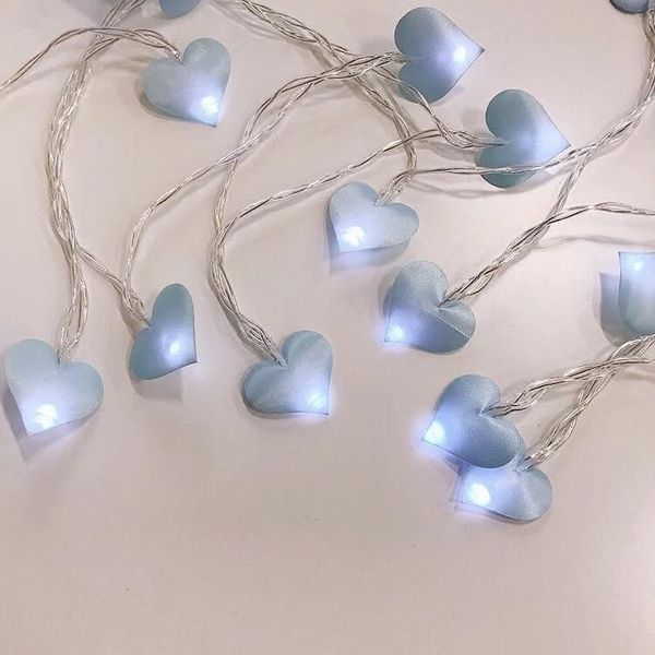 

1.5m/3m heart shape string lights christmas tree decoration fairy light festivals lantern for wedding party gift garden flashing