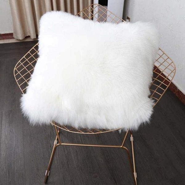 

pillow case 2021 household simple plush cushion hugging washable sofa without core brown
