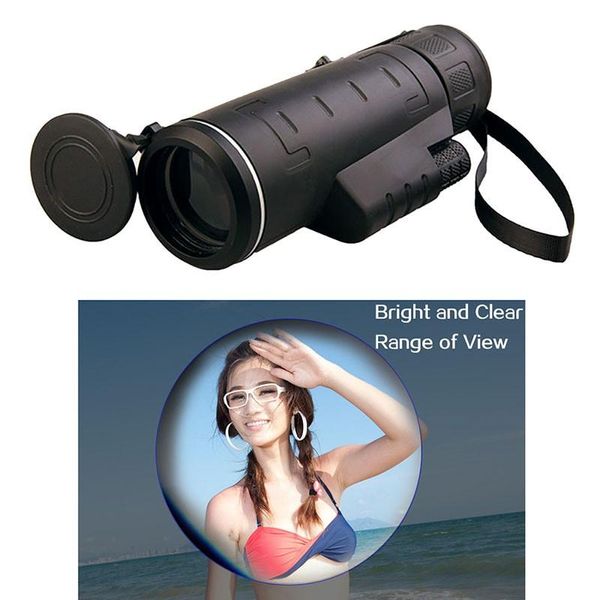 

camcorders professional waterproof day & night vision 40x60 hd optical monocular telescope for camping hunting hiking