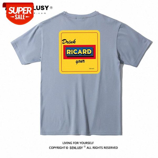 

short-sleeved t-shirt men and women japan south korea loose harajuku port style simple flow bf cotton 40 double yarn #1w64, White;black