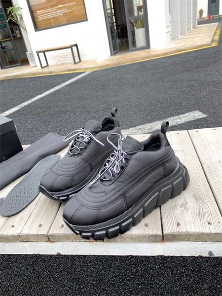 

prad 2021 man dirty designer shoes real leather screener designer sneaker new embroidered strawberry casual shoes for women, Red;white