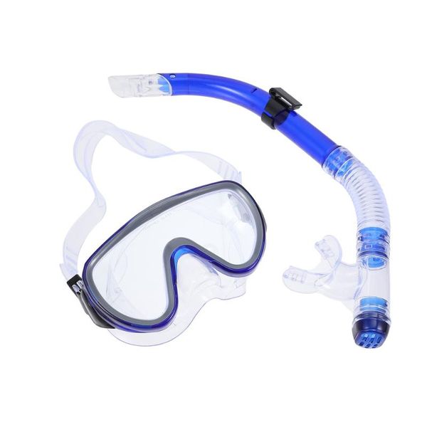 

diving masks 1 set adults snorkel mask full dry snorkeling gear kit