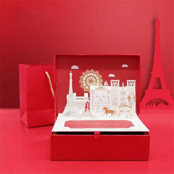 

gift wrap 3d packing box creative diy valentine's day wedding pouch birthday sweets favors storage baptism souvenirs