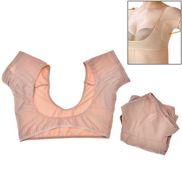 

1 pcs washable casual vest tanks absorb sweat underarm sweat guard pads perfume absorbing deodorant  l, Black;white