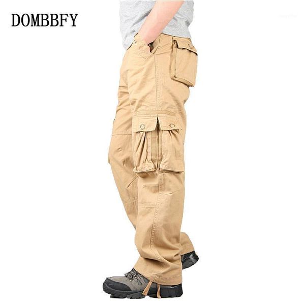 

men's pants cargo pant men military tactical casual hip hop multiple pockets cotton outdoor sport leisure work trousers mens, Black