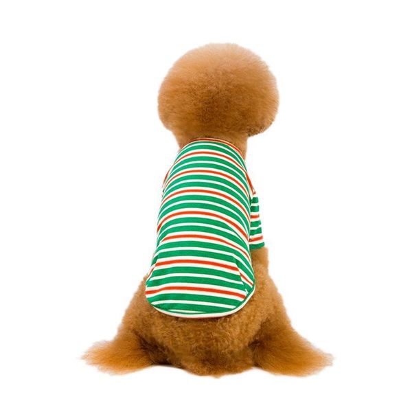 

dog apparel fashion stripe clothes cotton pet leisure costume beautiful teddy t-shirt s-2xl
