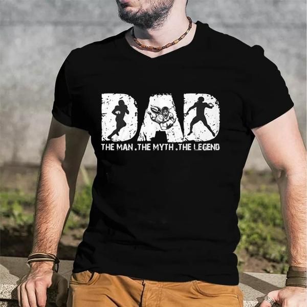 

men's t-shirts sports t-shirt gift for dad, White;black