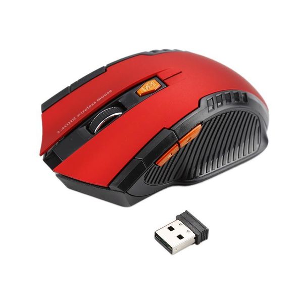 

mice 2.4ghz 1600dpi wireless gaming mouse 6 keys pc gamer for lap computer