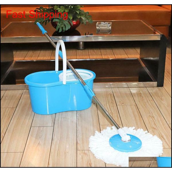 

360rotating head easy magic floor mop bucket 2x head microfiber jllvyq jjxh
