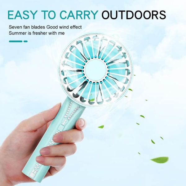 

electric fans mini student zipper fan handheld usb cooler with rechargeable built-in battery desksilent cooling phone holder
