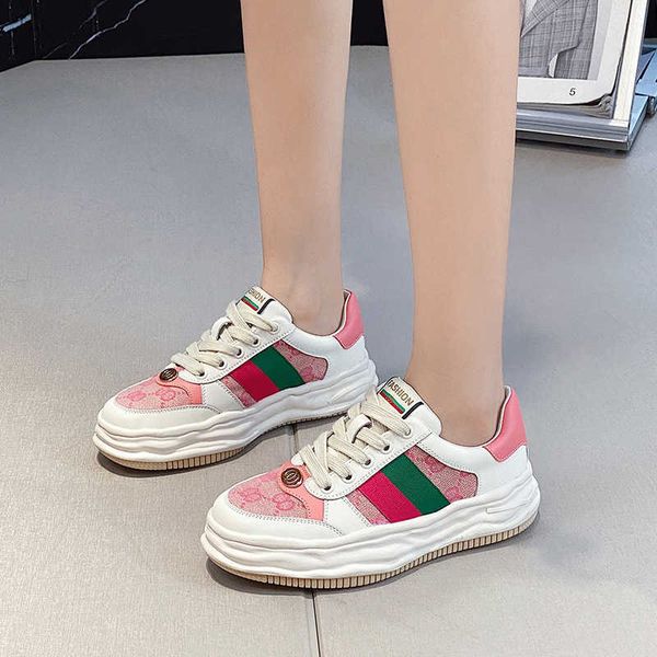 

g family leather shoes for women in autumn 2021training sneakers